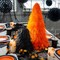 Halloween Orange Black Trees and JackOLantern Garland Decorative Set